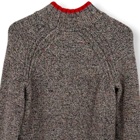 Rachel Zoe Marled Mock Neck Long Sleeve Pullover Knit Sweater Size Medium - Picture 7 of 11